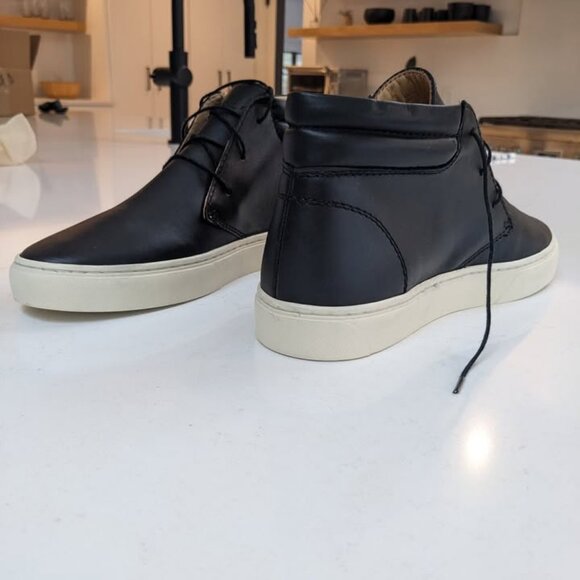 Nisolo Mid-top Black Leather Shoes. Size 9 main image 4